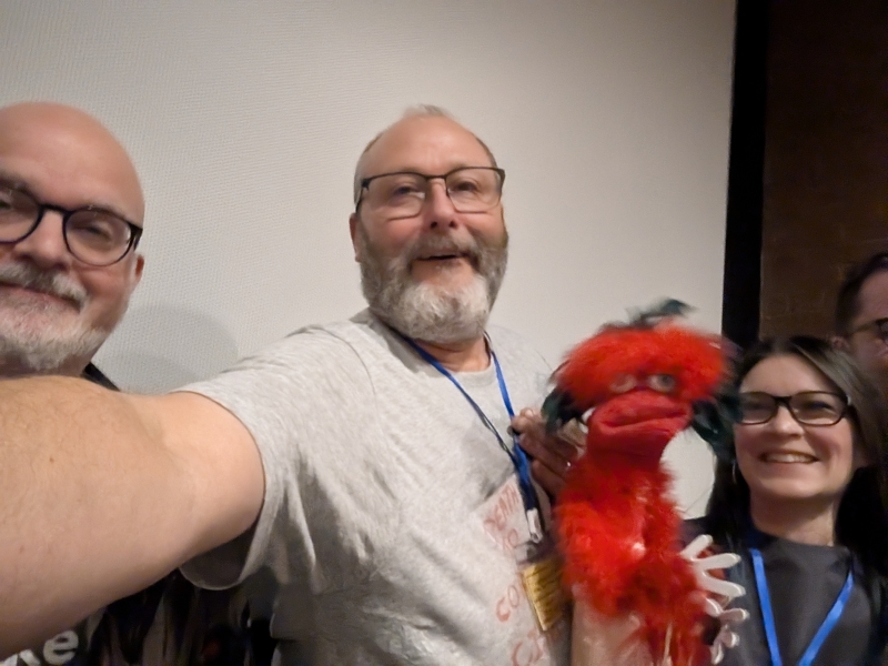 Manuel and the winning Trash Cinema creators